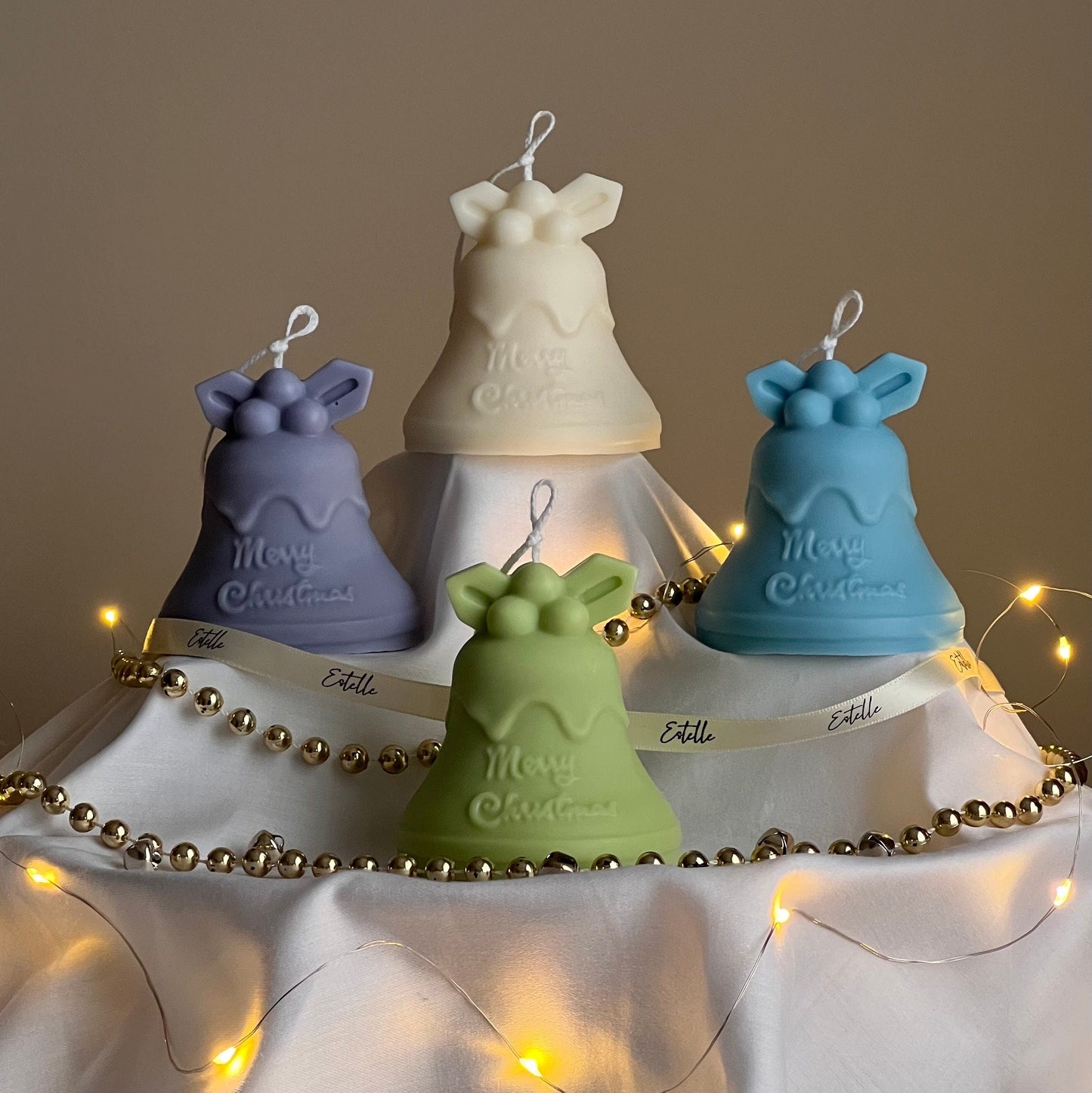 Christmas Bell Candle