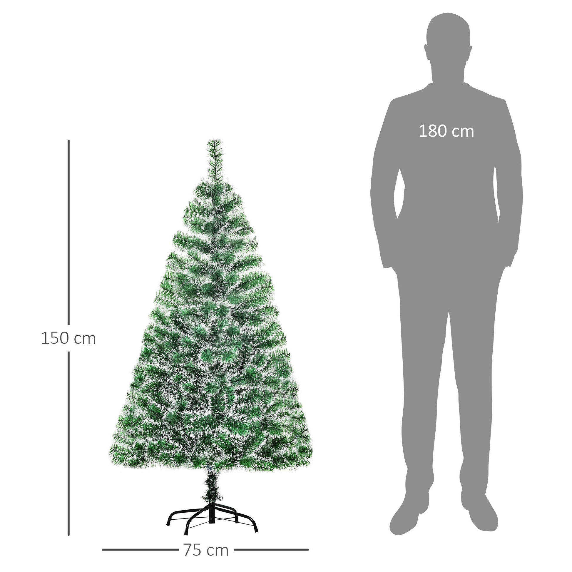 Artificial Christmas Tree, 1.5M-Green-2